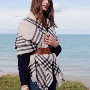 Sezane Plaid scarf New but no tags.
